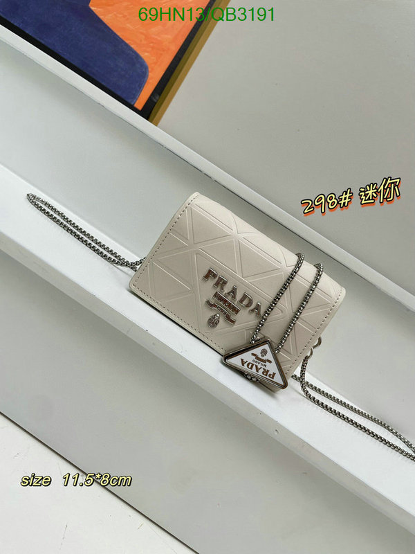 Prada Bag-(4A)-Diagonal- Code: QB3191 $ 90USD