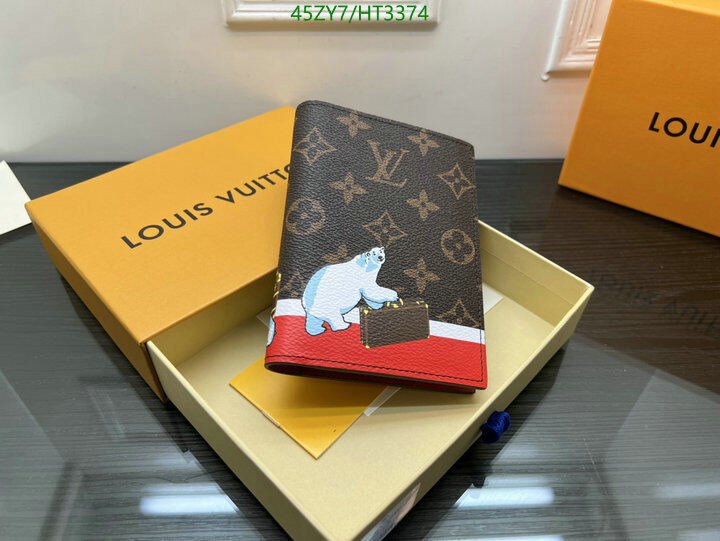 LV Bags-(4A)-Wallet-,Code: HT3374,$ 59USD