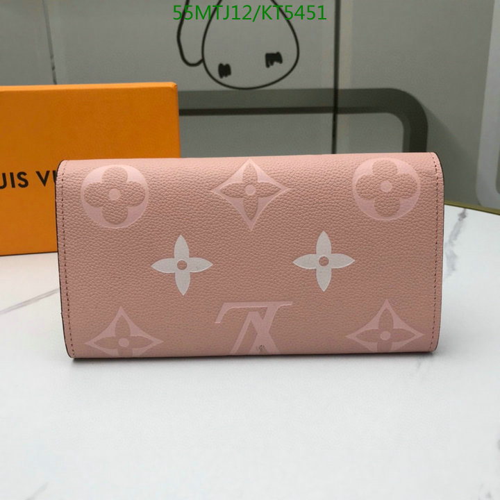 LV Bags-(4A)-Wallet-,Code: KT5451,$ 72USD