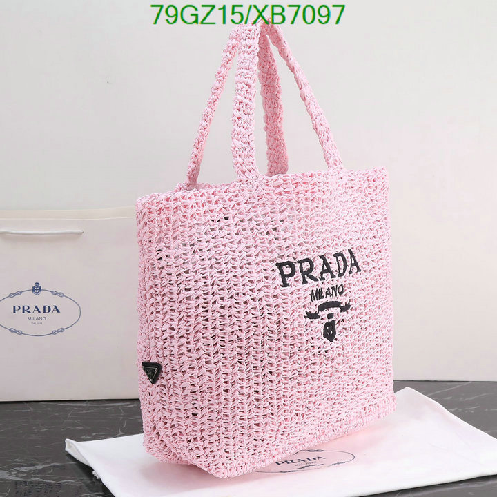 Prada Bag-(4A)-Handbag-,Code: XB7097,$ 103USD