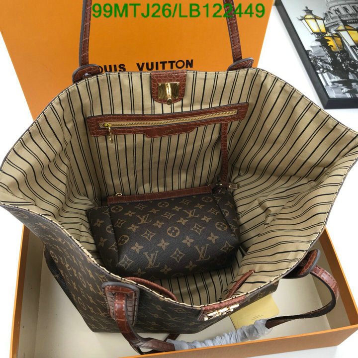 LV Bags-(4A)-Handbag Collection-,Code: LB122449,$ 129USD