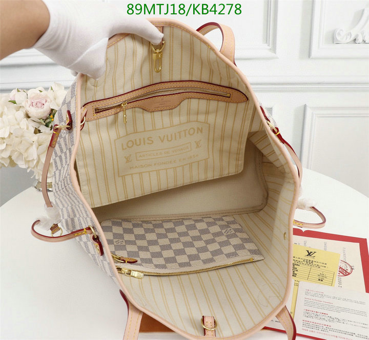 LV Bags-(4A)-Neverfull-,Code: KB4278,$ 116USD