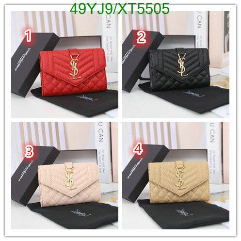 YSL Bag-(4A)-Wallet- Code: XT5505 $ 64USD