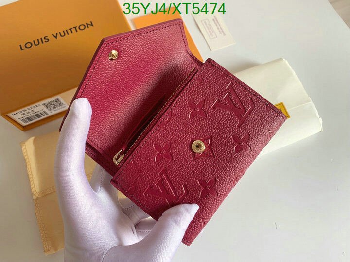 LV Bags-(4A)-Wallet-,Code: XT5474,$ 46USD
