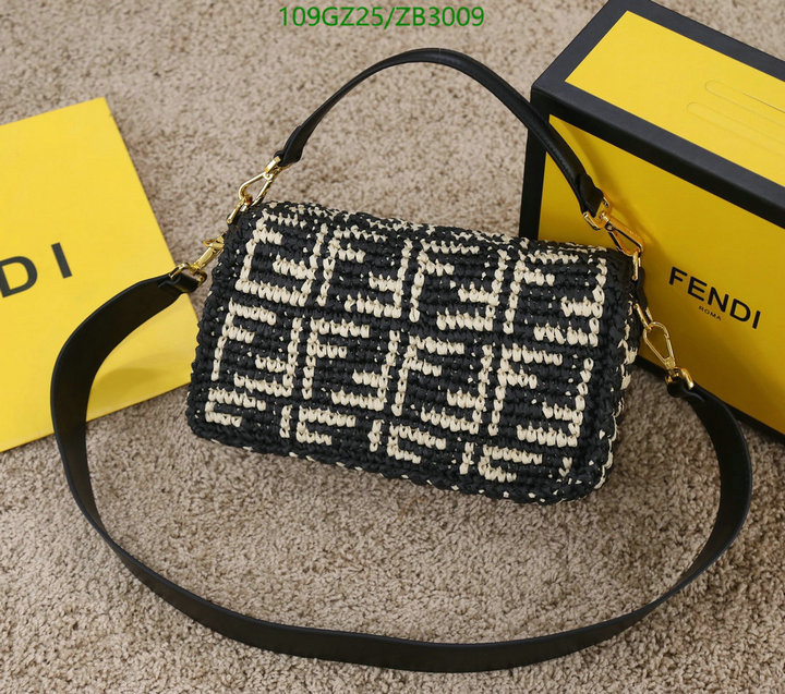 Fendi Bag-(4A)-Baguette-,Code: ZB3009,$ 142USD