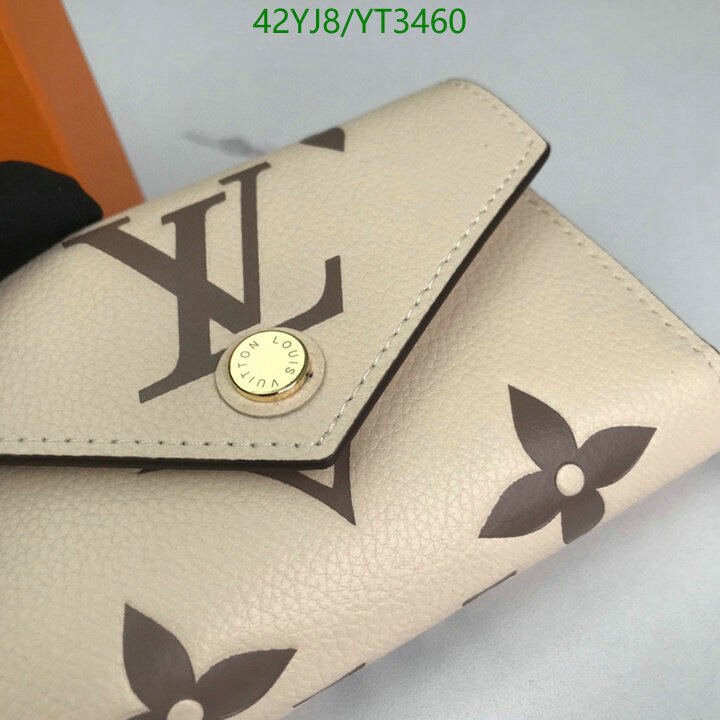 LV Bags-(4A)-Wallet-,Code: YT3460,$ 55USD