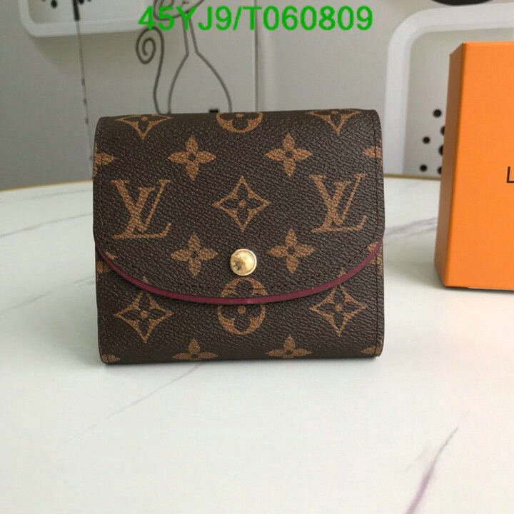 LV Bags-(4A)-Wallet-,Code: T060809,$ 59USD