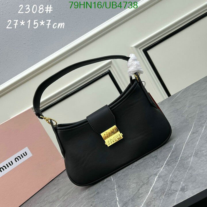Miu Miu Bag-(4A)-Handbag- Code: UB4738 $ 103USD