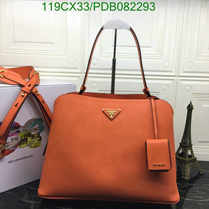 Prada Bag-(4A)-Handbag-,Code: PDB082293,$ 155USD