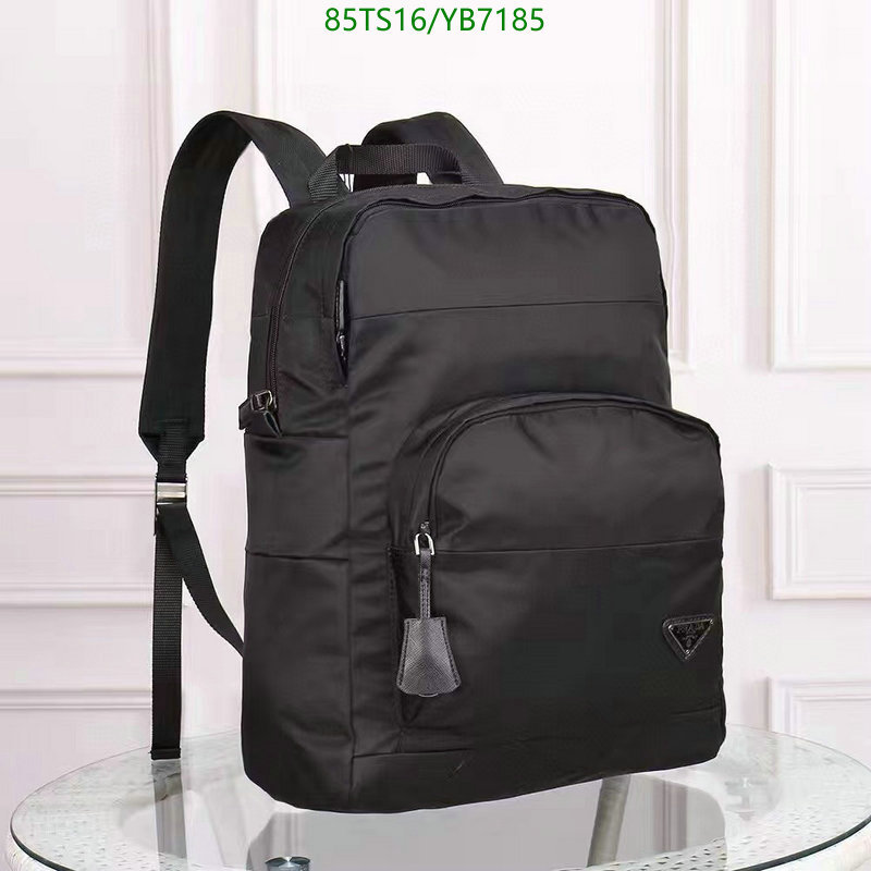Prada Bag-(4A)-Backpack- Code: YB7185 $ 111USD