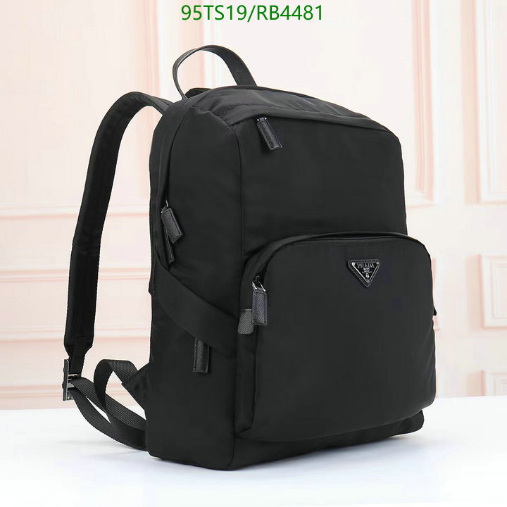Prada Bag-(4A)-Backpack- Code: RB4481 $ 124USD