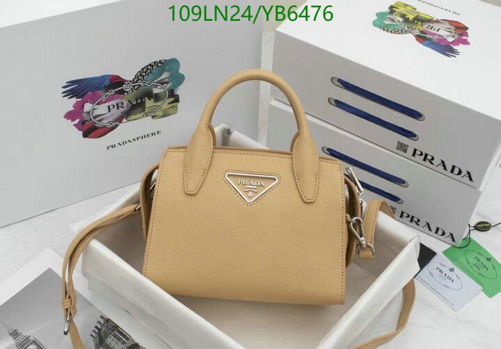 Prada Bag-(4A)-Handbag-,Code: YB6476,$ 142USD