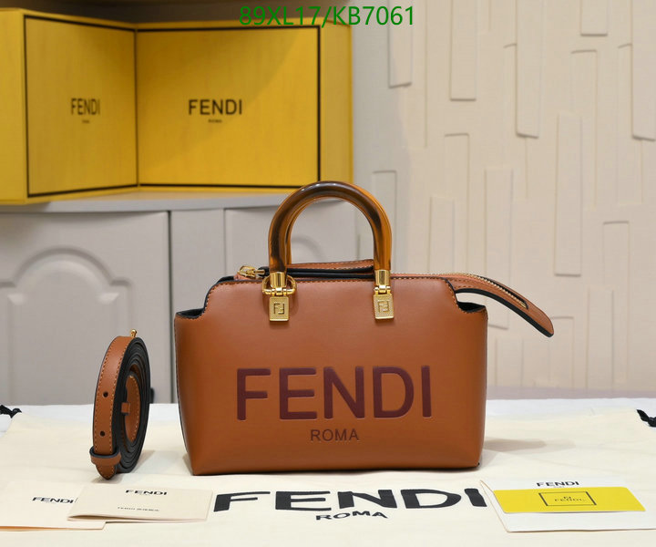 Fendi Bag-(4A)-Boston- Code: KB7061 $ 116USD