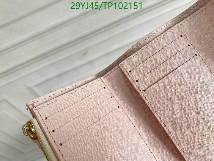 LV Bags-(4A)-Wallet-,Code: TP102151,$ 38USD