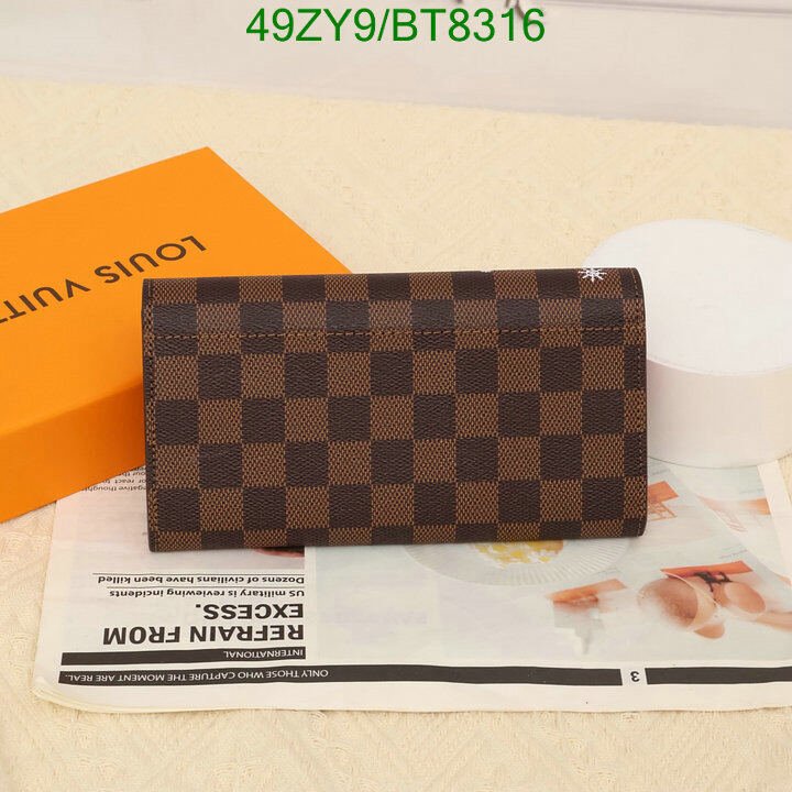 LV Bag-(4A)-Wallet- Code: BT8316 $ 64USD