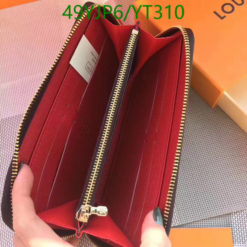 LV Bags-(4A)-Wallet-,Code: YT310,$ 64USD