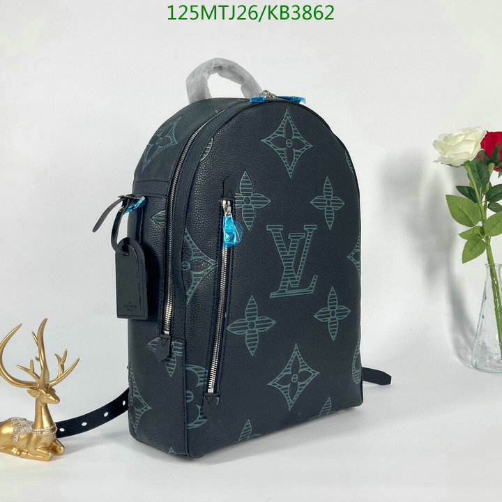 LV Bags-(4A)-Backpack-,Code: KB3862,$ 163USD