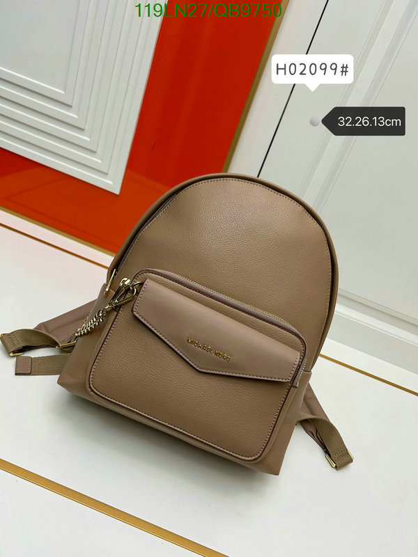 Michael Kors Bag-(4A)-Backpack- Code: QB9750 $ 155USD