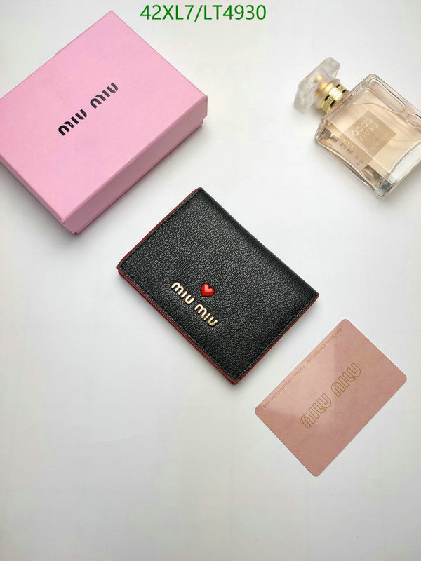 Miu Miu Bag-(4A)-Wallet-,Code: LT4930,$ 55USD