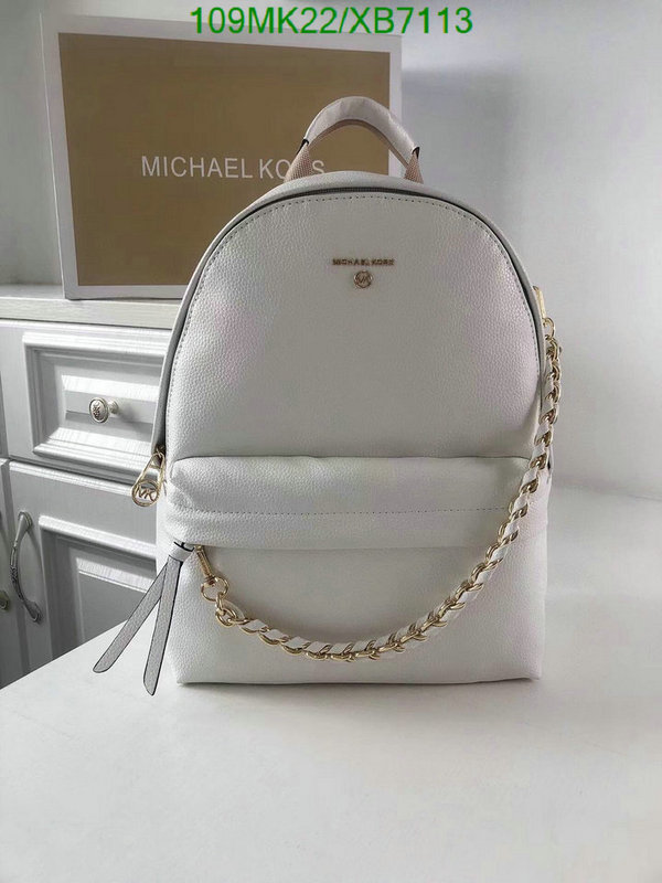 Michael Kors Bag-(4A)-Backpack-,Code: XB7113,$ 142USD