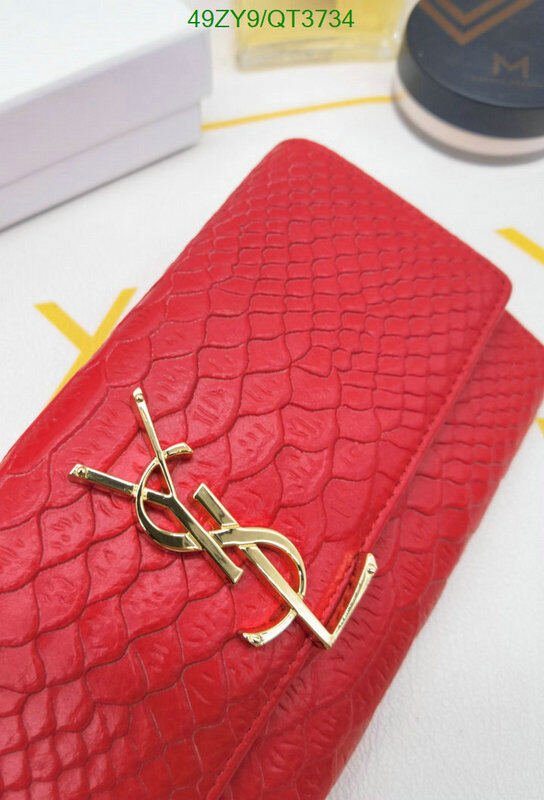 YSL Bag-(4A)-Wallet- Code: QT3734 $ 64USD