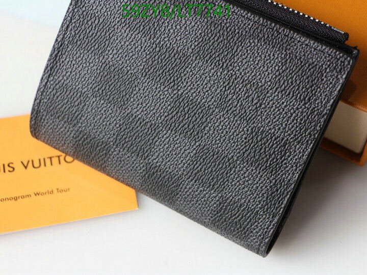 LV Bags-(4A)-Wallet-,Code: LT7741,$ 77USD