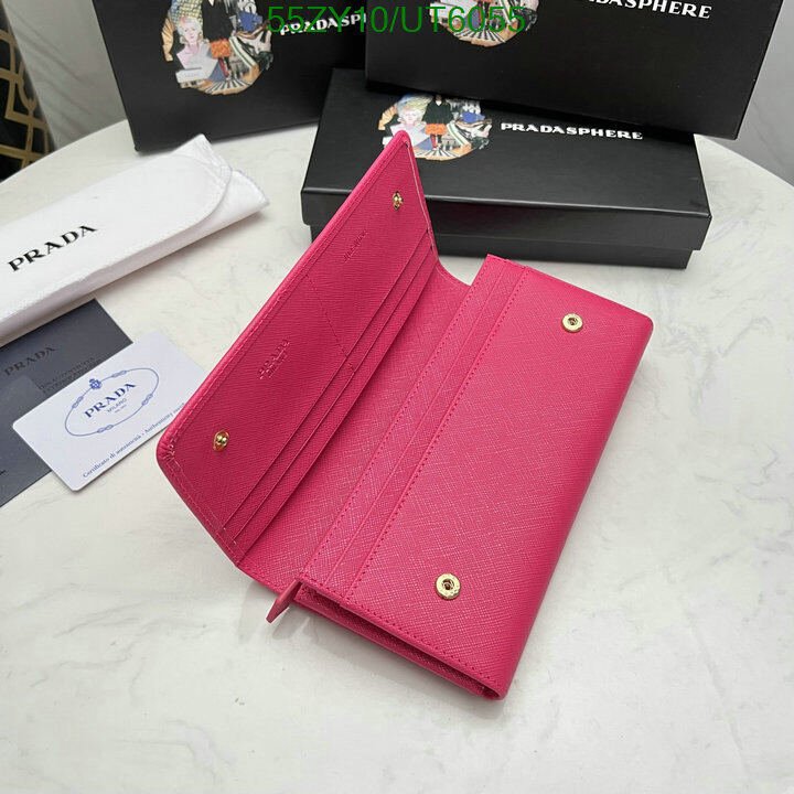 Prada Bag-(4A)-Wallet- Code: UT6055 $ 72USD