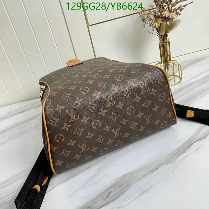 LV Bags-(4A)-Backpack-,Code: YB6624,$ 168USD