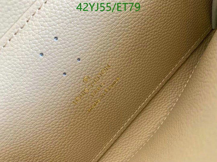 LV Bags-(4A)-Wallet-,Code: ET79,$ 55USD