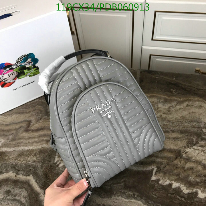 Prada Bag-(4A)-Backpack-,Code: PDB060913,$ 155USD