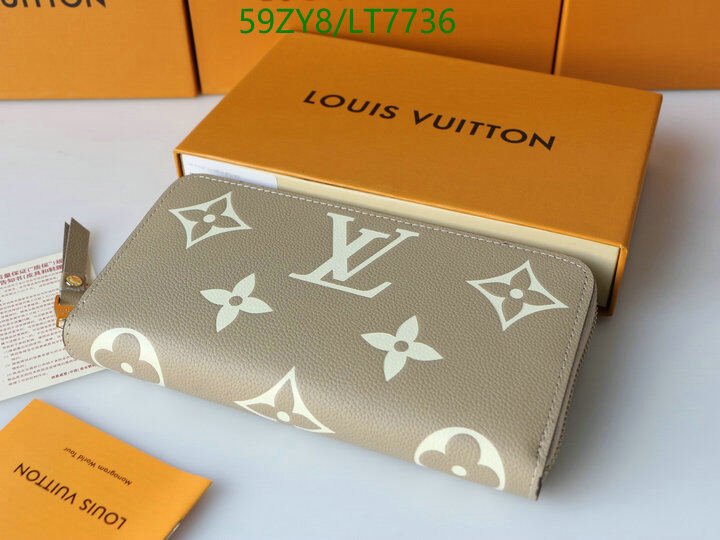 LV Bags-(4A)-Wallet-,Code: LT7736,$ 77USD