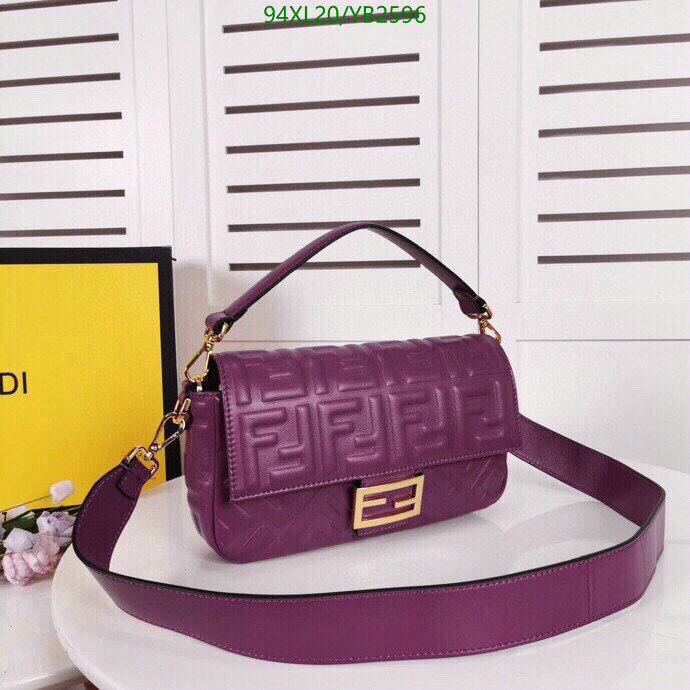 Fendi Bag-(4A)-Baguette-,Code: YB2596,$ 123USD