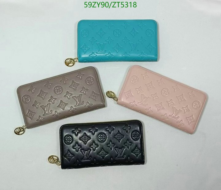 LV Bags-(4A)-Wallet-,Code: ZT5318,$ 77USD