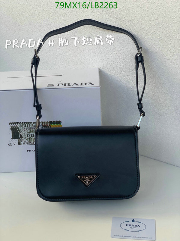 Prada Bag-(4A)-Diagonal-,Code: LB2263,$ 103USD