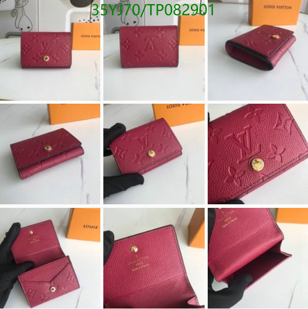 LV Bags-(4A)-Wallet-,Code: TP082901,$ 46USD