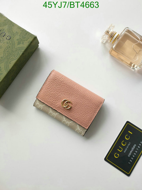 Gucci Bag-(4A)-Wallet- Code: BT4663 $ 59USD
