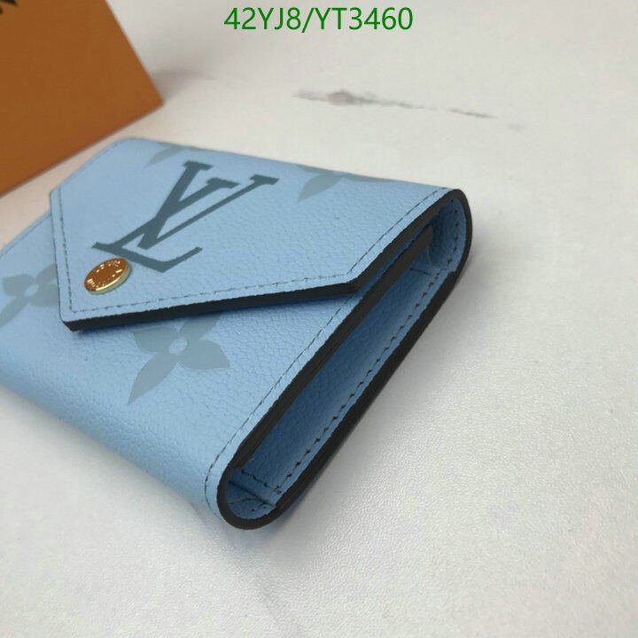 LV Bags-(4A)-Wallet-,Code: YT3460,$ 55USD