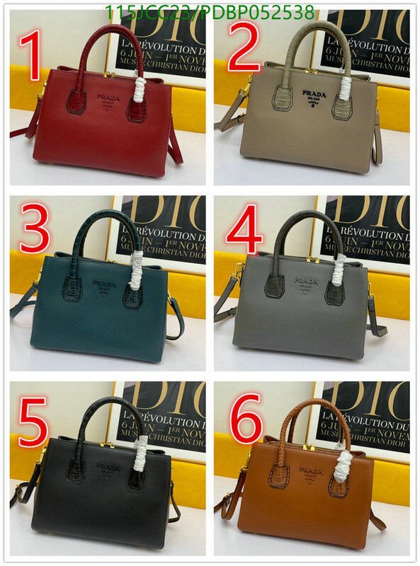 Prada Bag-(4A)-Handbag-,Code: PDBP052538,$ 150USD