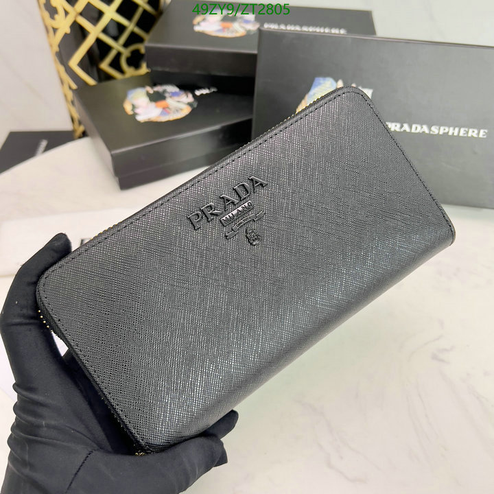 Prada Bag-(4A)-Wallet-,Code: ZT2805,$ 64USD