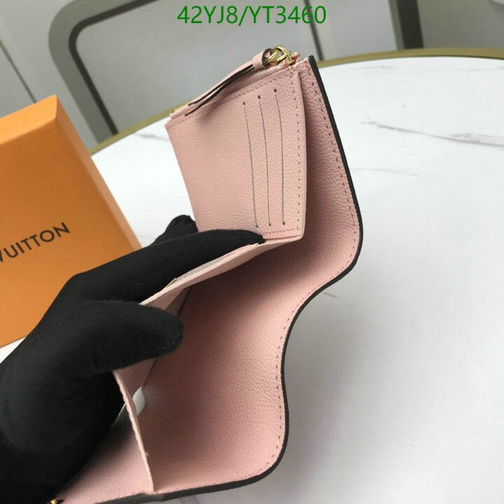 LV Bags-(4A)-Wallet-,Code: YT3460,$ 55USD