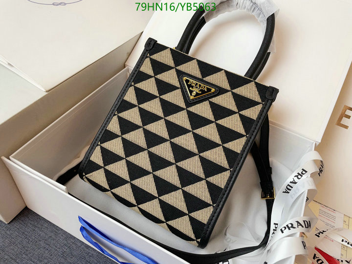 Prada Bag-(4A)-Handbag-,Code: YB5063,$ 103USD