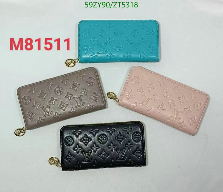 LV Bags-(4A)-Wallet-,Code: ZT5318,$ 77USD