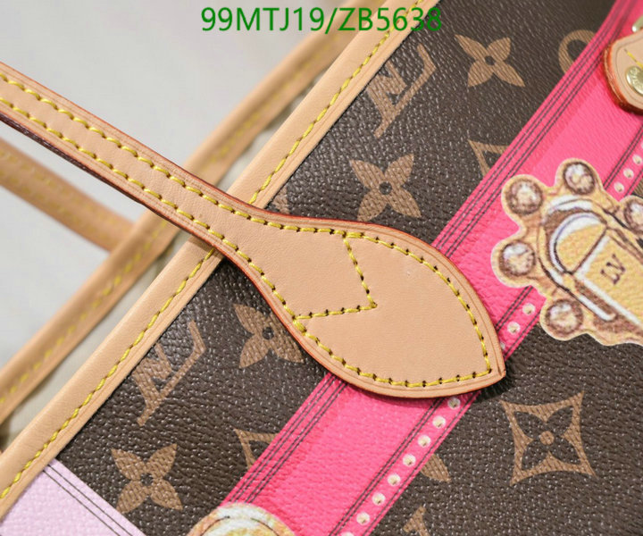 LV Bags-(4A)-Neverfull-,Code: ZB5638,$ 129USD