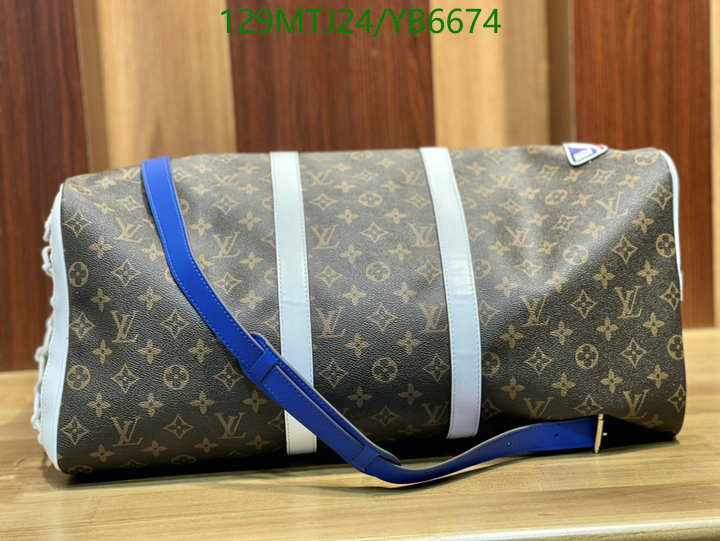 LV Bags-(4A)-Keepall BandouliRe 45-50-,Code: YB6674,$ 168USD