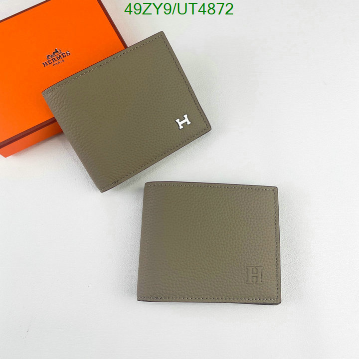 Hermes Bag-(4A)-Wallet- Code: UT4872 $ 64USD