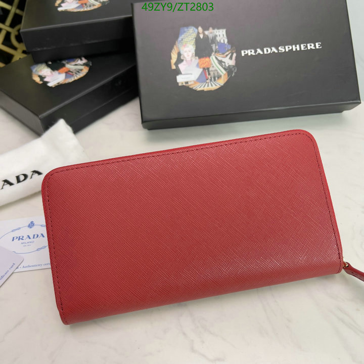 Prada Bag-(4A)-Wallet-,Code: ZT2803,$ 64USD