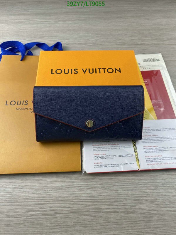 LV Bags-(4A)-Wallet-,Code: LT9055,$ 51USD