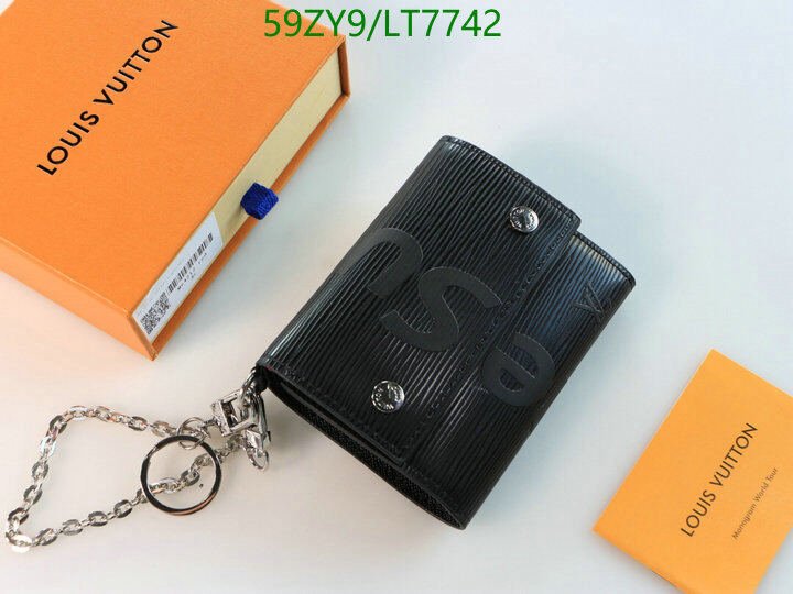 LV Bags-(4A)-Wallet-,Code: LT7742,$ 77USD