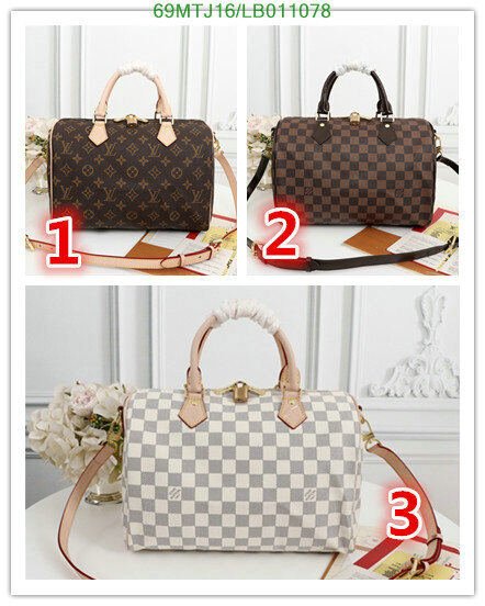 LV Bags-(4A)-Speedy-,Code: LB011078,$ 90USD