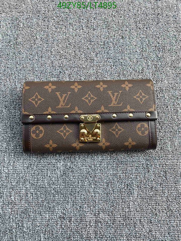 LV Bags-(4A)-Wallet-,Code: LT4895,$ 64USD